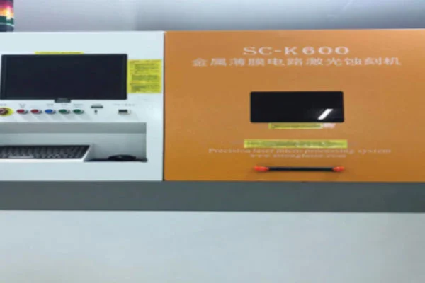Laser machine for precision touchscreen manufacturing